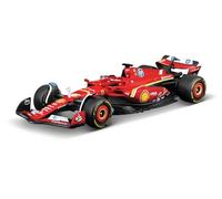 MAISTO TECH RC Formula Racing Ferrari SF-24#16 Charles Leclerc, Auto Radiocomandata in Diecast in Scala 1:41, con Tracciato, Turbo Boost, Licenza Ufficiale Ferrari, Età 6+ Anni