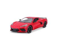 Chevrolet Stingray Corvette C8 2020 Rosso Modellino Auto 1:18 Maisto