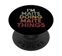 Maite Name Maite Personalized Name First Given PopSockets PopGrip Adesivo