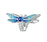 MAITONGG Brillianza Nel Buio Firefly Charms 925 Argento Sterlina Dragonfly Cristallo Fiore Perline Adatto Braccialetto Fai Da Te Collana Pendente