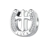 MAITONGG Cuore Rosa Charms 925 Sterling Silver Fede Ciondolo Dio Bibbia Perline Fit Bracciale Originale Collana Fai Da Te Gioielli Making