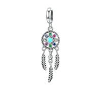 MAITONGG Ladybug Animal Charm Cat Beads Zircon Smalto Cuore Pendente Fit Originale Donna Bracciale Collana Pendente
