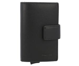 Maître F3 c-two Custodia per carte di credito RFID in pelle 6,5 cm nero