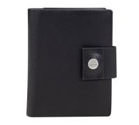Maître Henau Dawina Portafoglio Protezione RFID Vera Pelle 12.5 cm blu