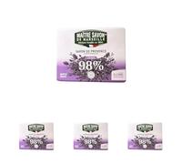 Maître Savon de Marseille - Sapone di Provenza Lavanda - Extra Delicato - 2x100g - 99% Ingredienti Naturali - Mani & Corpo (Confezione da 4)