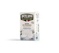 Maître Savon de Marsiglia Sapone al latte d'asino 100 g - Sapone biologico di Marsiglia COSMOS Organic, idratante e rigenerante
