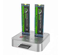 MAIWO 2 bay M.2 SATA / NVME clone Docking station, SSD Duplicatore lettore , USB C 10Gbps, supporto B&M Key sata/nvme ssd,Tool-free sistemi clonazione.K3016CL