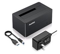 MAIWO Adattatore da SAS a USB 3.0, lettore di hard disk SAS SATA per HDD SSD da 2,5" 3,5", capacità 24 TB, docking station per disco rigido esterno con alimentazione 12 V/2 A, senza attrezzi