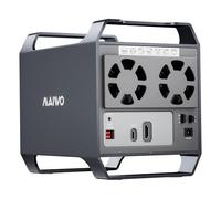 MAIWO Enclosure HDD RAID a 4 alloggiamenti per unità SATA da 3,5" con ventola di raffreddamento, cavo USB A-C 3.0 e C-C incluso, supporta Raid Normal, 0,3,5,1/10, Clone/Large (jbod) e capacità 96TB