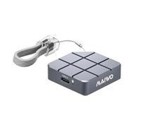 MAIWO SSD portatile da 512 GB, unità a stato solido esterna, USB 3.2 GEN 2 Type-C fino a 1050 MB/s, mini NVMe SSD con video 4K ProRes per iPhone, iPad, MacBook, macMini PS5, alluminio (grigio)