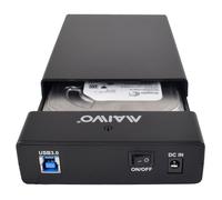 Maiwo Usb 3.0 3.5`` External Hard Drive Enclosure With Power Adapter NUOVO