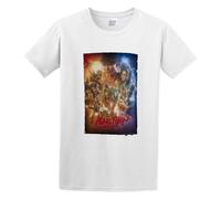 MAIZHECLUB Men's T Shirt Kung Fury Movie Cool And Breathable White XL