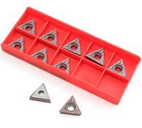 Maizoon CNC Tornio Cutter Tools 10 pz TCMT16T304 VP15TF TCMT32.51 CNC Inserti Lame di Filettatura Inserti Cutter Tornio Strumenti DZ14