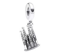 MAJALE _ Ciondolo Sagrada Familia Barcellona, charm bracciale, ciondolo monumento cattedrale Barcellona, charm compatibile con bracciale basica originale Pan (Barcellona)
