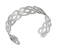 MAJALE - Schiava Donna con Fiore di Barcellona Rotonda - Bracciale Donna Panot di Barcellona - Bracciale in acciaio inossidabile resistente e ipoallergenico - Souvenir ideale - Progettato a Barcellona