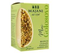 MAJANI MINI GOLOSOVO BIANCO CON GRANELLA DI PISTACCHI E MANDORLE SALATE 65 GR