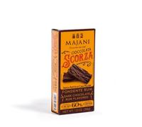 MAJANI SCORZA - Barretta Cioccolata Fondente con RHUM - 2 Astucci da 38g - Senza Glutine