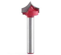 Majatou Incisione CNC 3D, Punte per Fresa, Codolo da 6 Mm Frese per Incisione CNC 3D Punte per Fresa con Punta a Scanalatura a V Punte per Lavorazione del Legno Utensili per (12