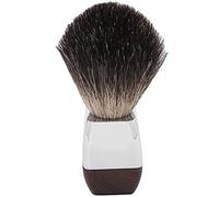 Majatou Pennello Barba Professionale Uomo con Manico in Acciaio | Portatile Spazzola Morbida per Capelli, Ricca Schiuma Barba, Impugnatura Ergonomica, Portatile Leggero, Salone, Famiglia,