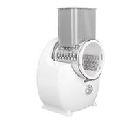 Majatou Tritutorere Elettrico, Acciaio Inossidabile Alimentatore A BATIA Bianca, Grattugia Elettrica Facile Controlo, Affettatrici Elettriche Tritutore Grattugia Elettrica efficiente