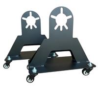 Majdtech 2X Cavalletti per Mozzo Auto, 3500 kg, Piedini di Supporto, Attrezzature da Officina, Carrello, Rampa di Carro, per Auto, 4x4, Van