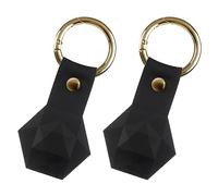 majesort Fermaglio magnetico per cappelli per borse da viaggio, borse e altro ancora, protegge il cappello dalla caduta, idee regalo con design a diamante, Nero 2 pezzi, Taglia unica