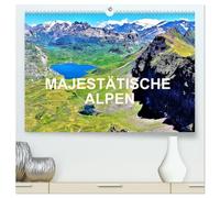 Majestätische Alpen (hochwertiger Premium Wandkalender 2026 DIN A2 quer), Kunstdruck in Hochglanz: Faszinierende Fotos von imposanten Bergen