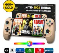 MAJESTECH (UPGRADED 2025 Phone Game Controller For iPhone/Android, RGB Hall Joystick, Mechanical Trigger, Xbox Cloud/PS Remote Play/Steam/Call of Duty/Roblox Wireless Bluetooth Mobile Gaming Gamepad