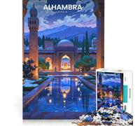 Majestic Alhambra Puzzle per adulti da 1000 pezzi | 38x52cm Staycation: per passare il tempo attività divertenti da fare a casa ideale come regalo.