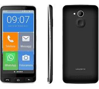 MAJESTIC AMICO SMARTPHONE JACK 4G CELLULARE PER ANZIANI DUAL SIM FOTOCAMERA NERO