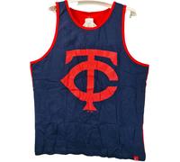Majestic Athletic Uomo Minnesota Twins Tutto L'Anno Canotta NAVY - LARGE