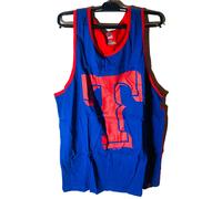 Majestic Athletic Uomo Texas Rangers Canotta Tutta La Stagione Grande Blu