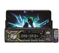 Majestic DAB 900 - Autoradio DAB+/RDS FM con porta telefono frontale regolabile, Wireless audio, Doppio USB, Ingressi SD/AUX-IN, Telecomando, 180W (45W x 4ch), Nero