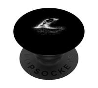 Majestic Balena Orca Salto Oceano Scena PopSockets PopGrip Adesivo