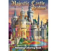 Majestic Castle Realms: Fantasy Coloring Book for Adults - Grand Castles, Enchanted Kingdoms, Medieval Towers, Royal Halls, Mystical Bridges, Magical Architecture, Epic Fantasy Line Art Designs