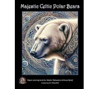 Majestic Celtic Polar Bears Adult Expert Level Coloring Book