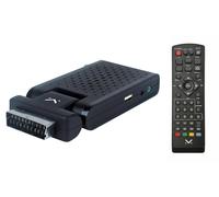Majestic DEC 663N - Mini Decoder scart Digitale terrestre DVB-T/T2 HD, Ingresso