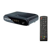 Majestic DEC 675 HD USB - Decoder Digitale terrestre DVB-T/T2 HD con display, HEVC MAIN 10, ingresso USB, Telecomando, SCART, HDMI