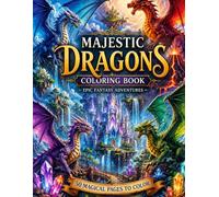 Majestic Dragons Coloring Book