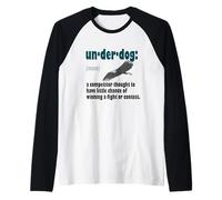 Majestic Eagle with The Definition of a Underdog T-Shirt Maglia con Maniche Raglan