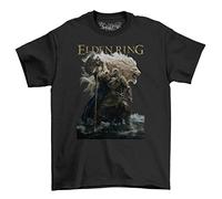 Majestic Elden Lion Ring Mens T-Shirt Souls Men's Gaming Shirt Dark Shirt Dark Grey S