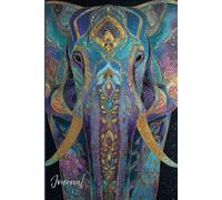 Majestic Elephant Mandala Journal: A Magical Glittering Notebook with Glowing Patterns for Writing, Mindfulness, and Creative Inspiration