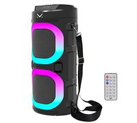 Majestic FIRE 9 - Speaker bluetooth, 3 effetti luci LED, ingressi USB/microSD/