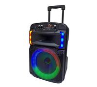Majestic FIRE T4 - Trolley Bluetooth 5.0, Luci LED multicolore 5 effetti, ingr