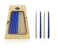 Majestic Giftware sc-cp13 Safed Handcrafted Hanukkah Candles, 15,2 cm, Colore: Blu/Bianco, 45-Pack
