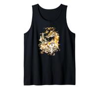 Majestic Golden Asian Mitologia Drago Tempio Fantasy Canotta