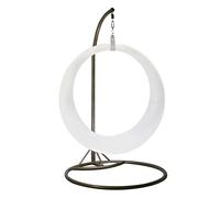 Majestic HAMMY - Sedia a dondolo luminosa in polietilene con struttura in metallo da interno e esterno (IP54), luci LED RGB, telecomando, batteria ricaricabile