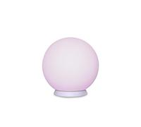Majestic LUCILLA W35 - Sfera luminosa diametro 35 cm da interno/esterno, protezione IP65, LED multicolor, telecomando per luminosità colore ed effetti luminosi, batteria con base di ricarica