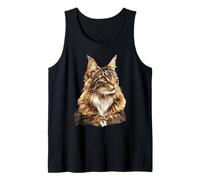 Majestic Maine Coon - Ritratto di Animali felini Canotta
