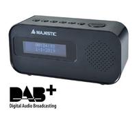 NEW MAJESTIC Radiosveglia Digitale Radio DAB / DAB+ / FM Funzione Snooze / Sleep colore Nero - 119115 RS-115 DAB